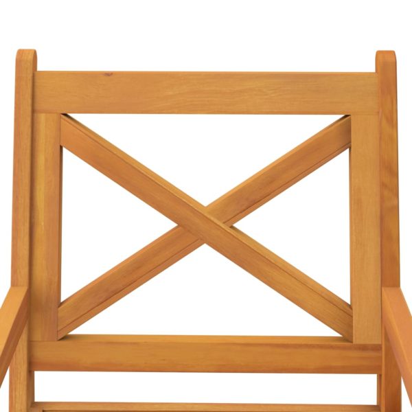 Sedie Da Pranzo Per Esterni 4pz Grigio Legno Massello Di Acacia - Image 5