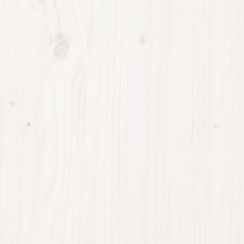 Giroletto Bianco 90x190 Cm Single In Legno Massello - Image 6