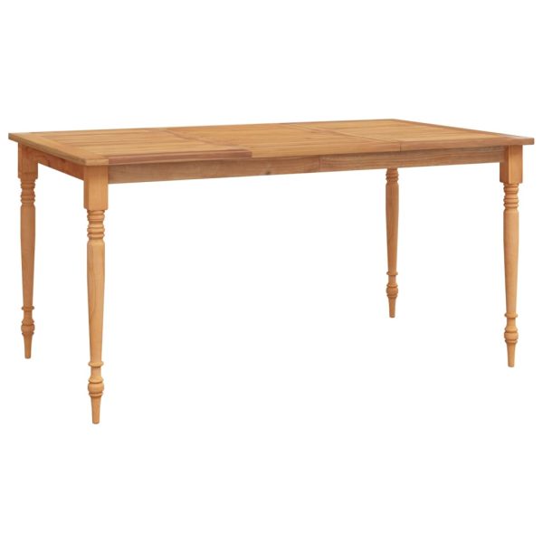 Set Da Pranzo Giardino 5 Pz Con Cuscini Legno Massello Di Teak - Image 5