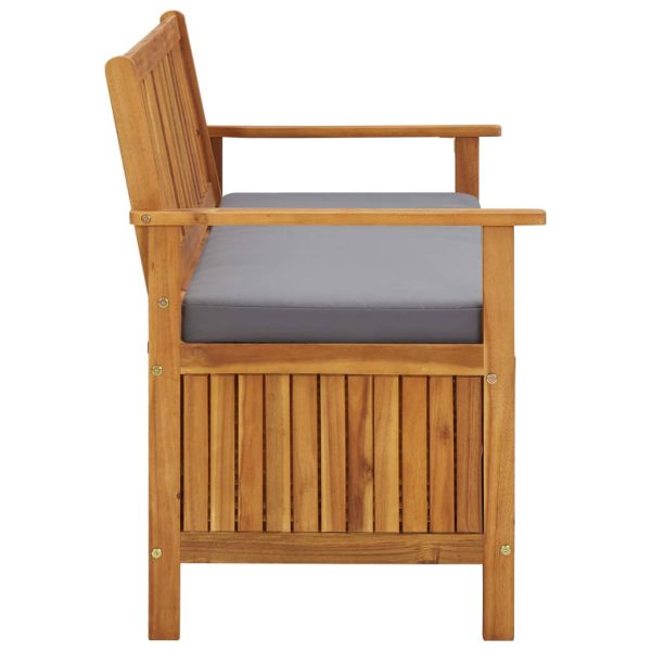 Cassapanca Da Giardino 120 Cm In Legno Massello Di Acacia - Image 3