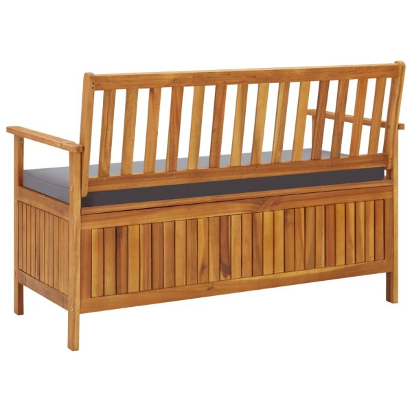 Cassapanca Da Giardino 120 Cm In Legno Massello Di Acacia - Image 4