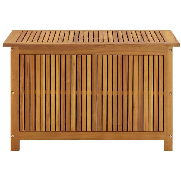 Contenitore Da Giardino 90x50x58 Cm In Legno Massello Di Acacia - Image 4