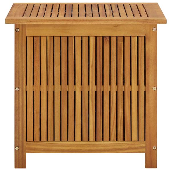 Contenitore Da Giardino 60x50x58 Cm In Legno Massello Di Acacia - Image 4