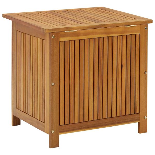 Contenitore Da Giardino 60x50x58 Cm In Legno Massello Di Acacia - Image 6