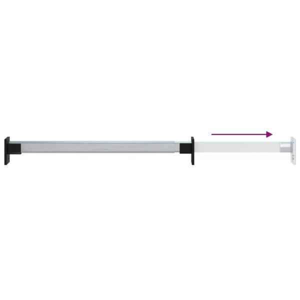 Aste Telescopiche Per Armadi 4 Pz Argento 58-100 cm - Image 6