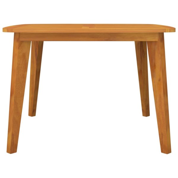Tavolo Da Giardino 110x110x75 Cm Legno Massello Di Acacia - Image 3
