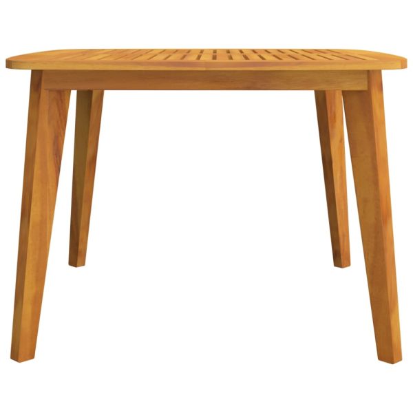 Tavolo Da Giardino 110x110x75 Cm Legno Massello Di Acacia - Image 4