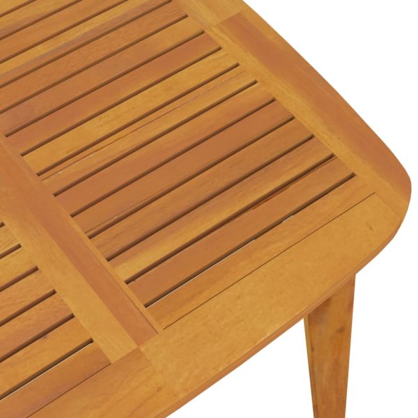 Tavolo Da Giardino 110x110x75 Cm Legno Massello Di Acacia - Image 6