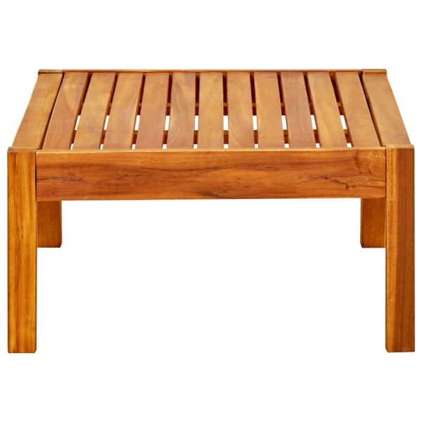 Tavolo Da Giardino 85x57x29 Cm In Legno Massello Di Acacia - Image 3