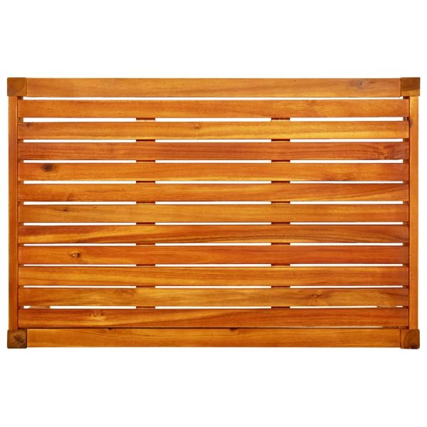 Tavolo Da Giardino 85x57x29 Cm In Legno Massello Di Acacia - Image 5
