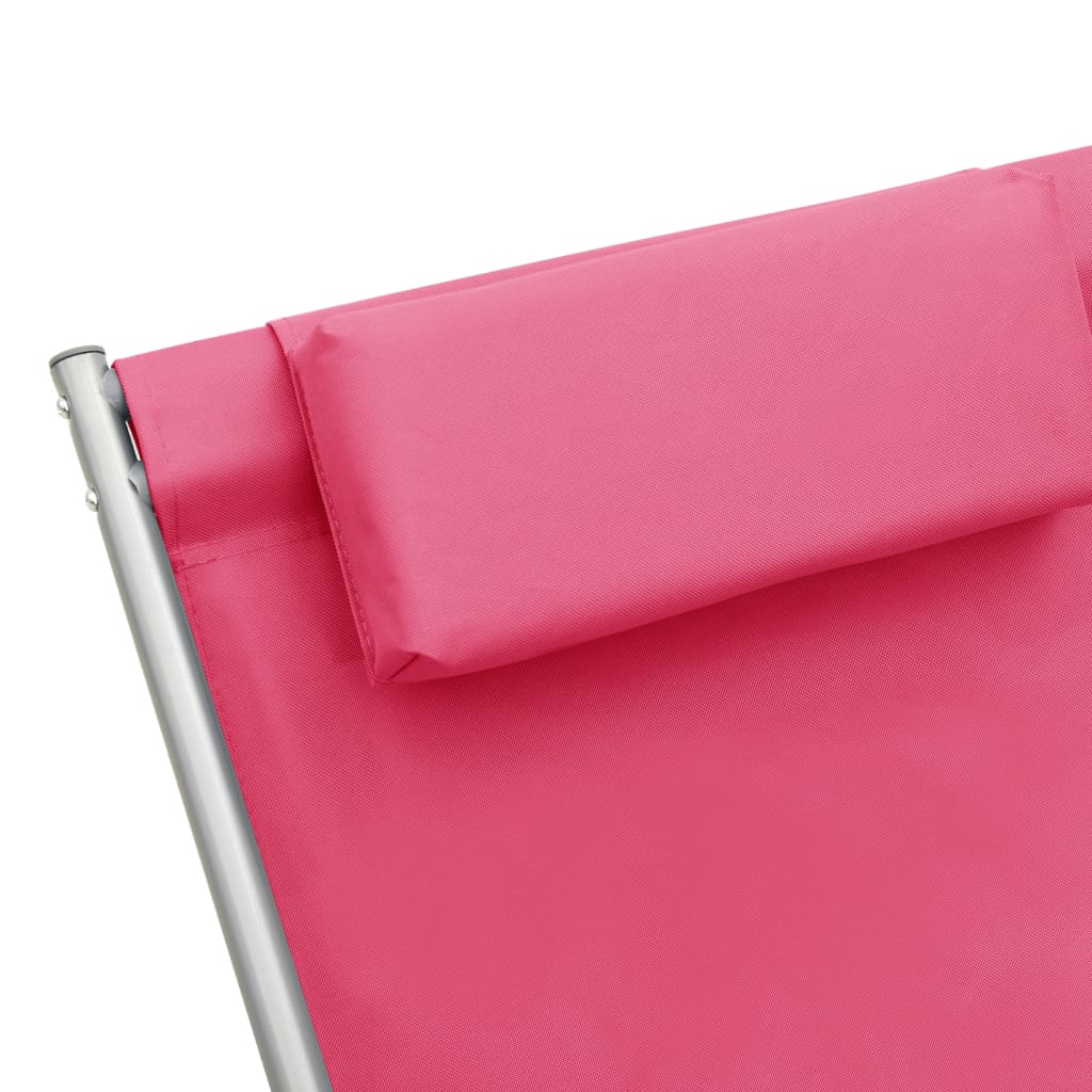 Sedie A Dondolo 2 Pz In Acciaio Rosa - Image 6
