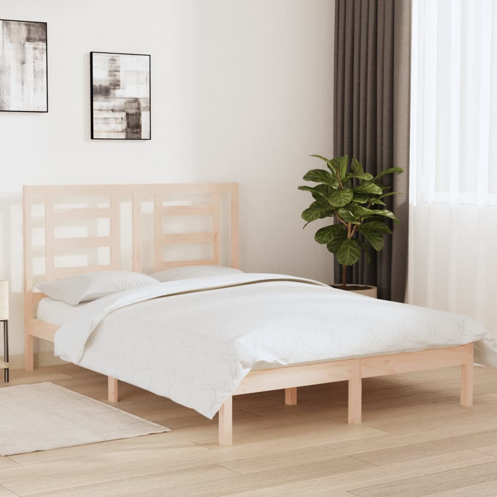 Giroletto Senza Materasso 140x200 Cm In Legno Massello Di Pino
