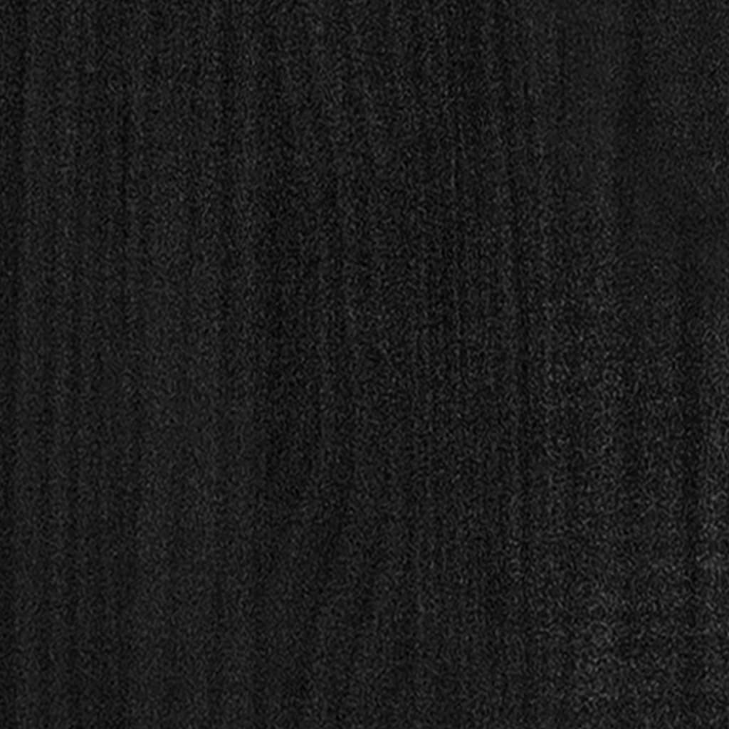 Giroletto Nero In Legno Massello Di Pino 140x190 cm - Image 5