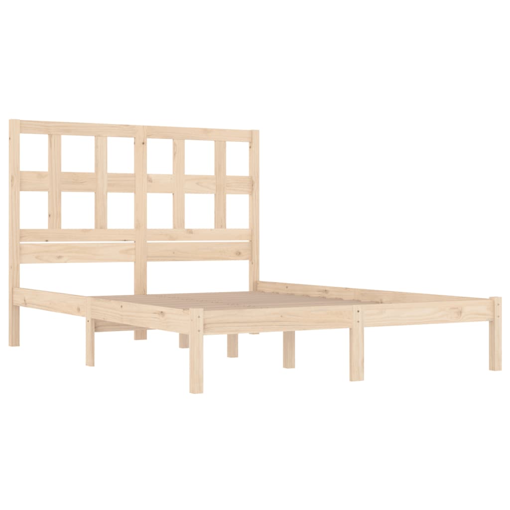 Giroletto Senza Materasso 200x200 Cm In Legno Massello Di Pino - Image 4