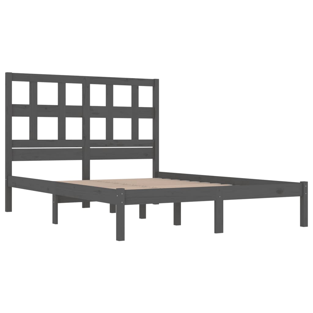 Giroletto Grigio In Legno Massello Di Pino 200x200 cm - Image 4