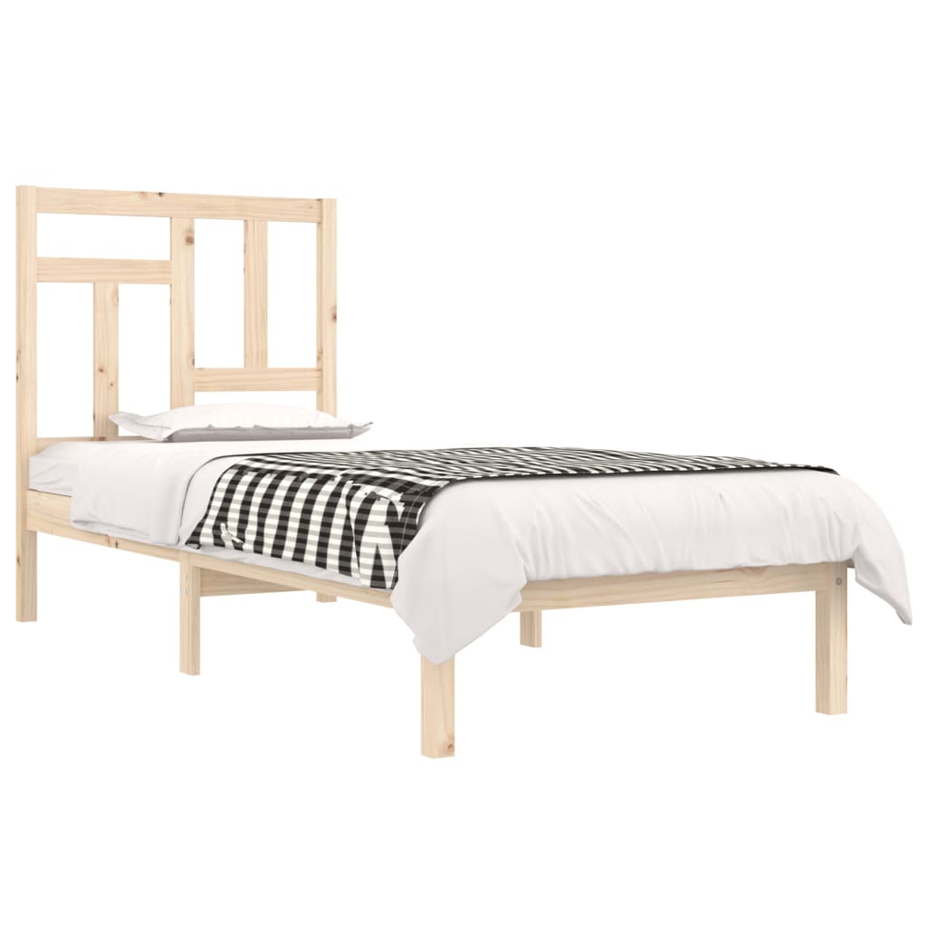 Giroletto Senza Materasso 90x200 Cm In Legno Massello Di Pino - Image 3