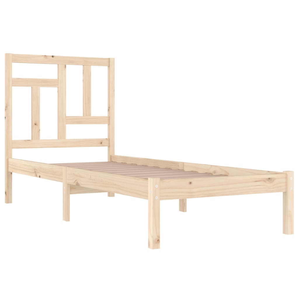 Giroletto Senza Materasso 90x200 Cm In Legno Massello Di Pino - Image 4