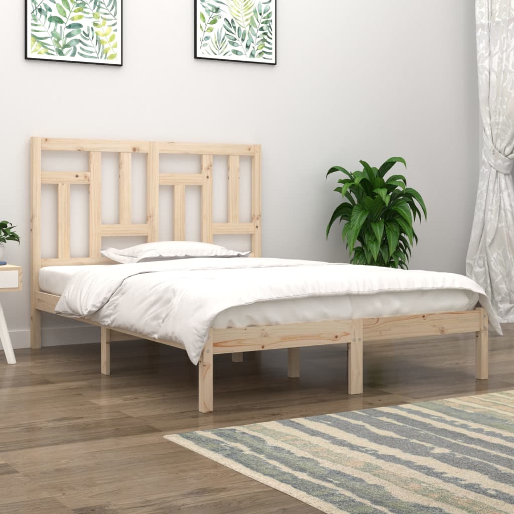 Giroletto Senza Materasso 200x200 Cm In Legno Massello Di Pino