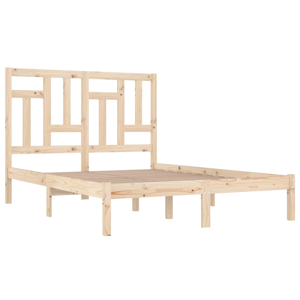 Giroletto Senza Materasso 200x200 Cm In Legno Massello Di Pino - Image 4