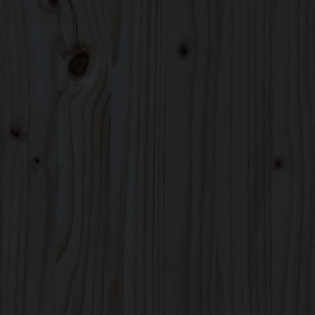 Giroletto Nero In Legno Massello Di Pino 200x200 cm - Image 5