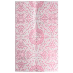 Tappeto Da Esterni Arakil Rosa 190x290 Cm In pp