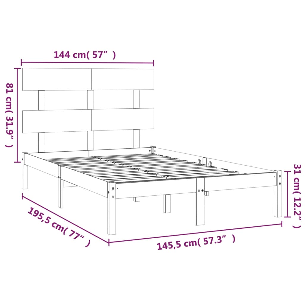 Giroletto In Legno Massello 140x190 cm - Image 6