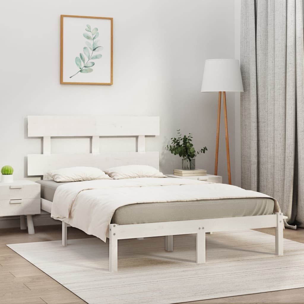 Giroletto Bianco In Legno Massello 200x200 cm