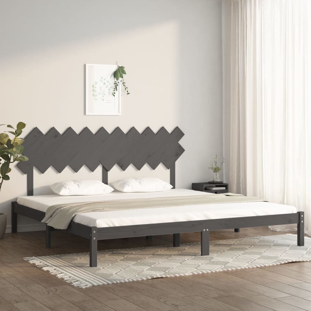 Giroletto Grigio 200x200 Cm In Legno Massello