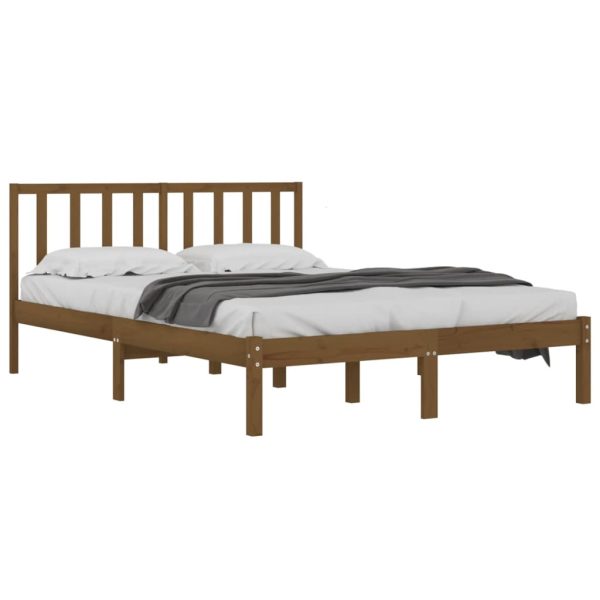 Giroletto Senza Materasso Ambra In Legno Di Pino 200x200 cm - Image 3