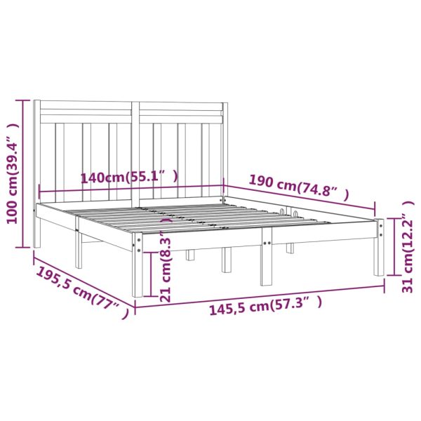 Giroletto In Legno Massello 140x190 cm - Image 6