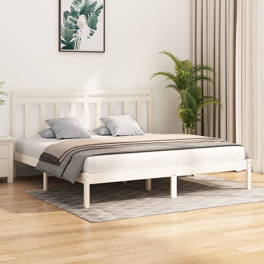 Giroletto Bianco In Legno Massello 200x200 cm