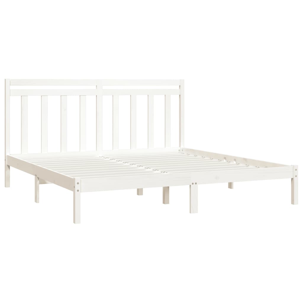 Giroletto Bianco In Legno Massello 200x200 cm - Image 4
