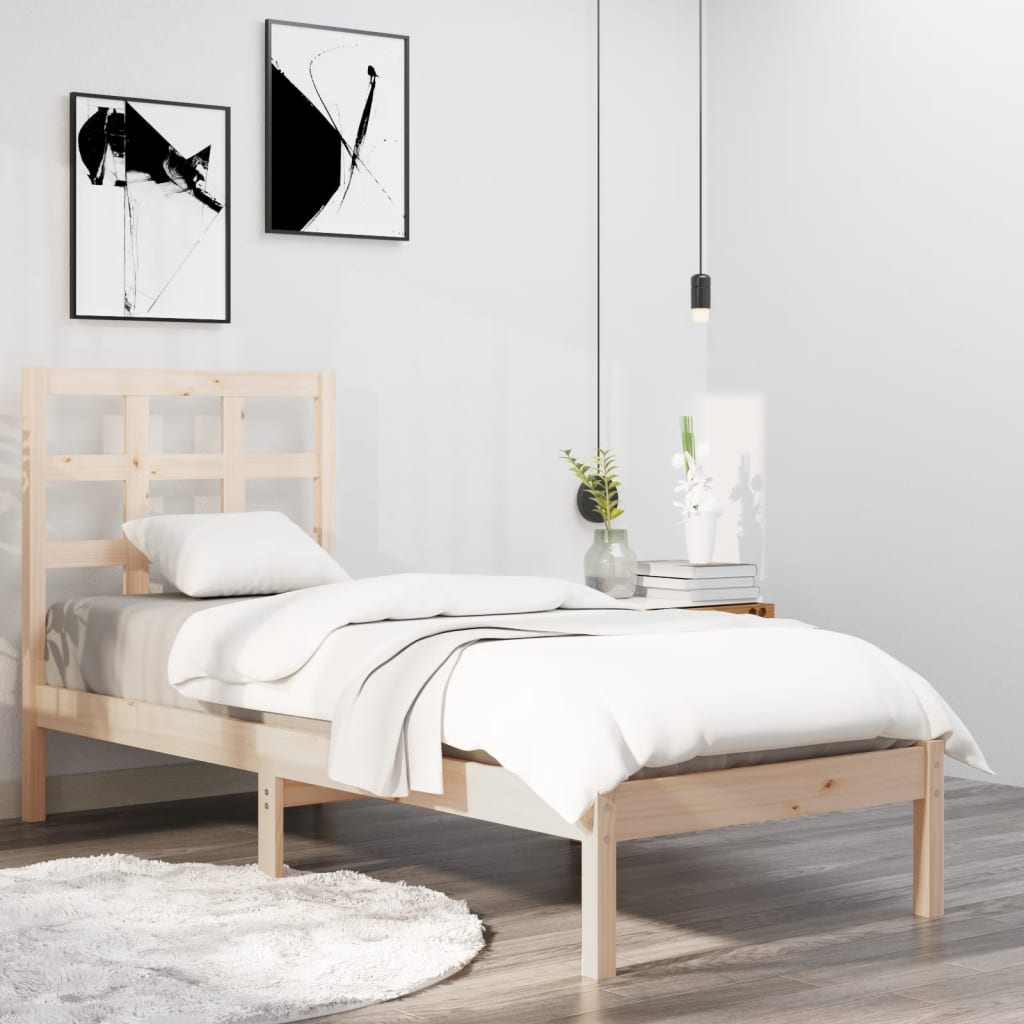 Giroletto In Legno Massello 90x190 Cm Single