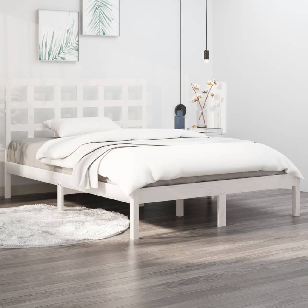 Giroletto Bianco In Legno Massello 200x200 cm