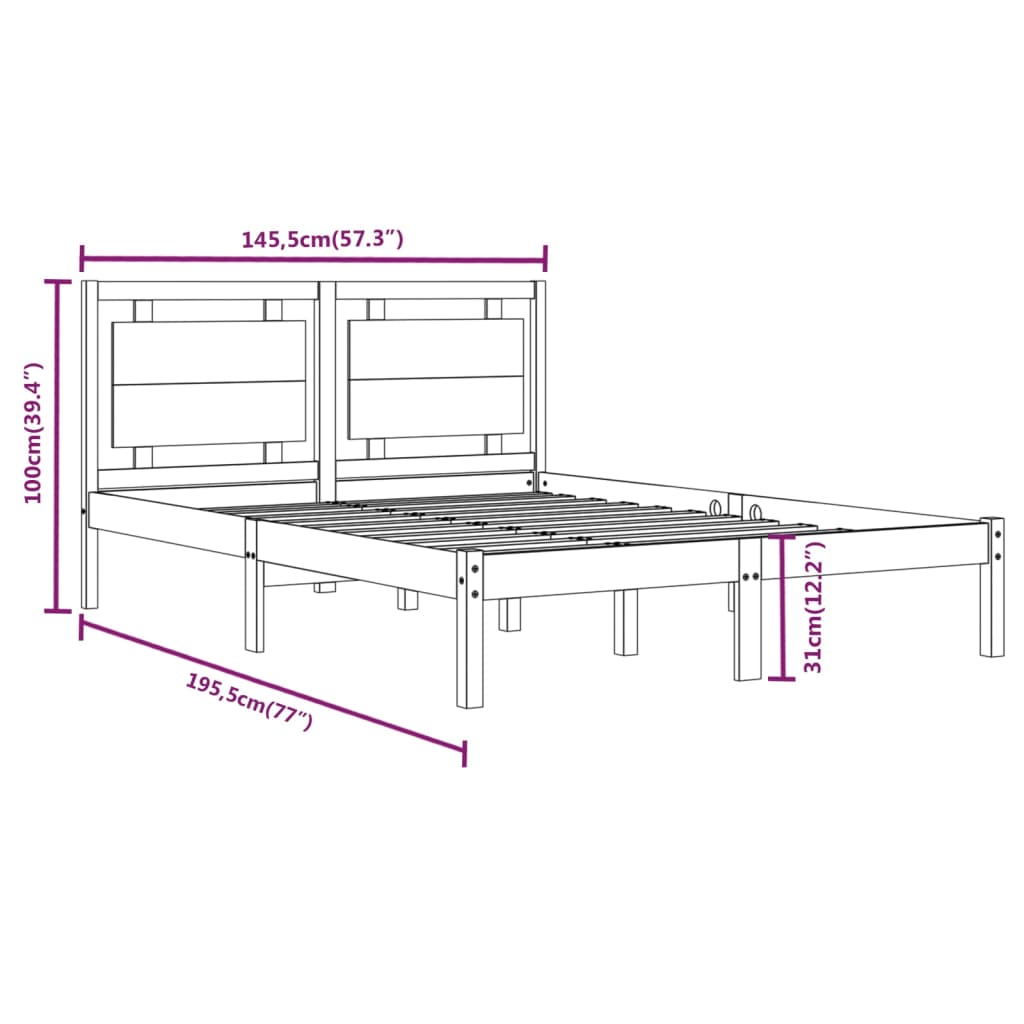 Giroletto In Legno Massello 140x190 cm - Image 6