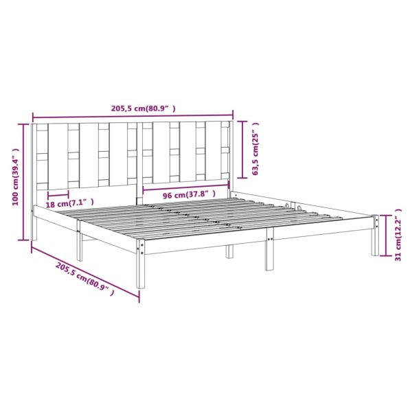 Giroletto Ambra In Legno Massello Di Pino 200x200 cm - Image 6