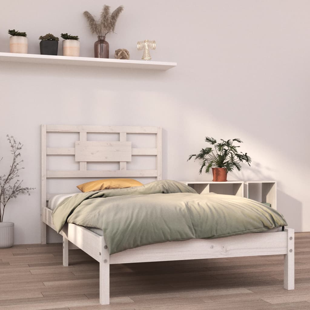 Giroletto Bianco In Legno Massello 100x200 cm