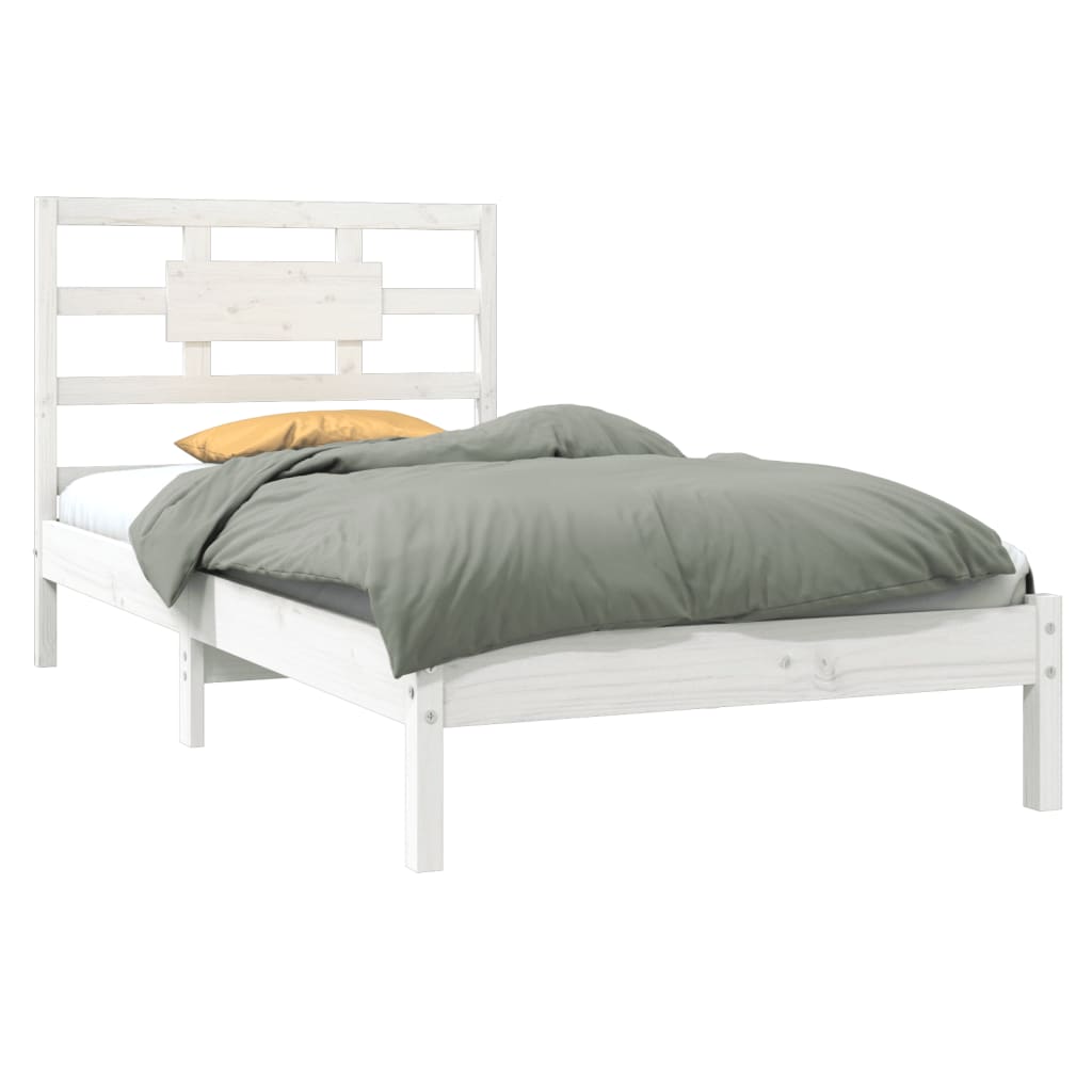 Giroletto Bianco In Legno Massello 100x200 cm - Image 3