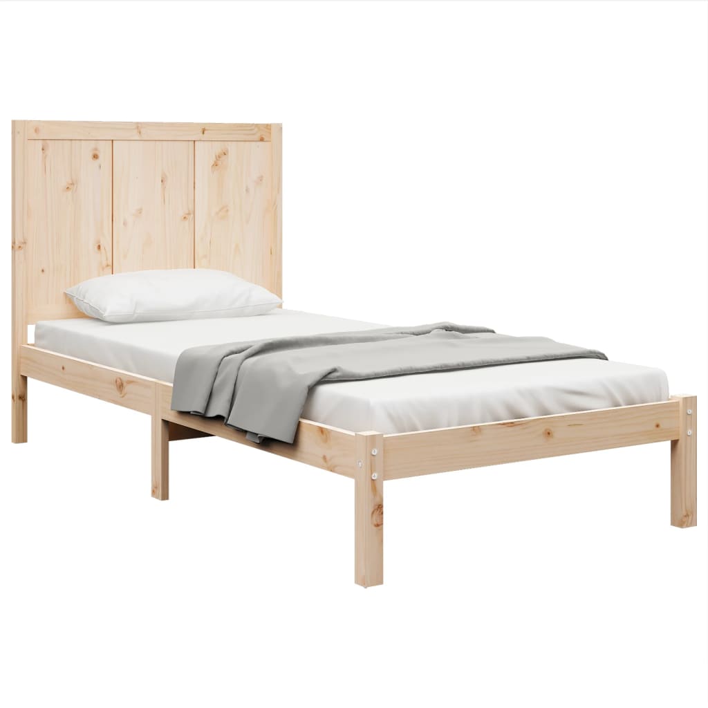 Giroletto Senza Materasso 100x200 Cm In Legno Massello Di Pino - Image 3