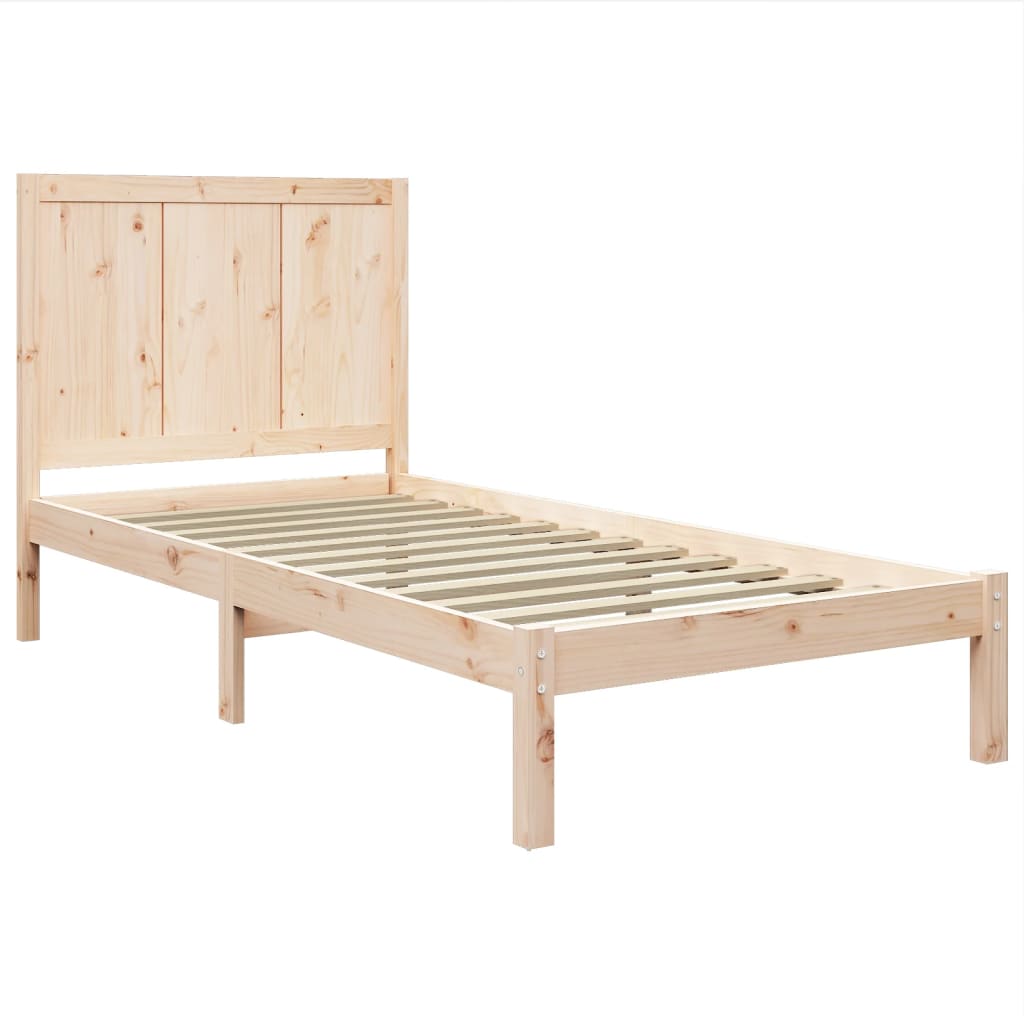 Giroletto Senza Materasso 100x200 Cm In Legno Massello Di Pino - Image 4