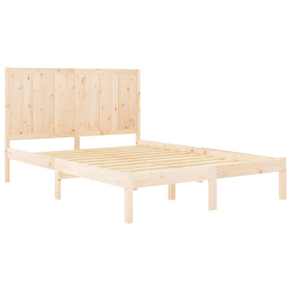 Giroletto Senza Materasso 160x200 Cm In Legno Massello Di Pino - Image 4