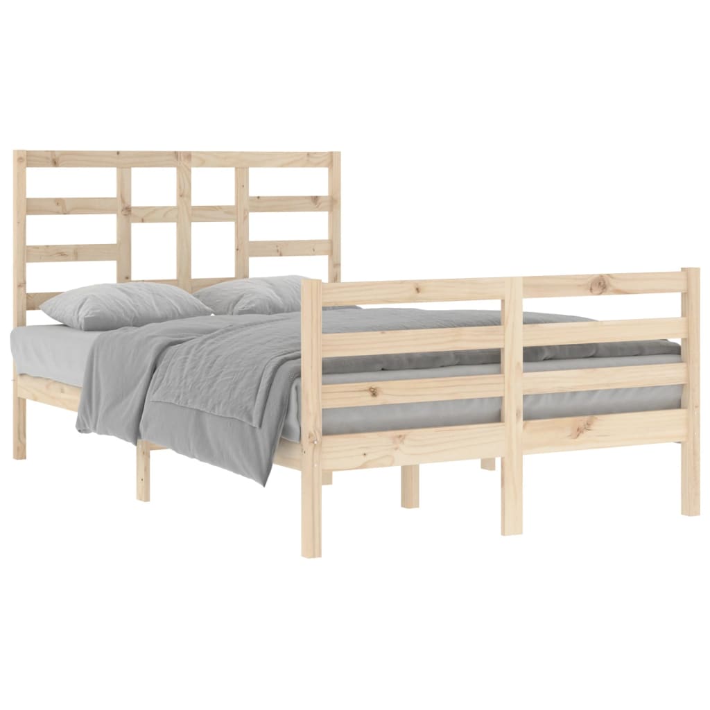 Giroletto Senza Materasso Ambrato In Legno Massello 120x200 cm - Image 3