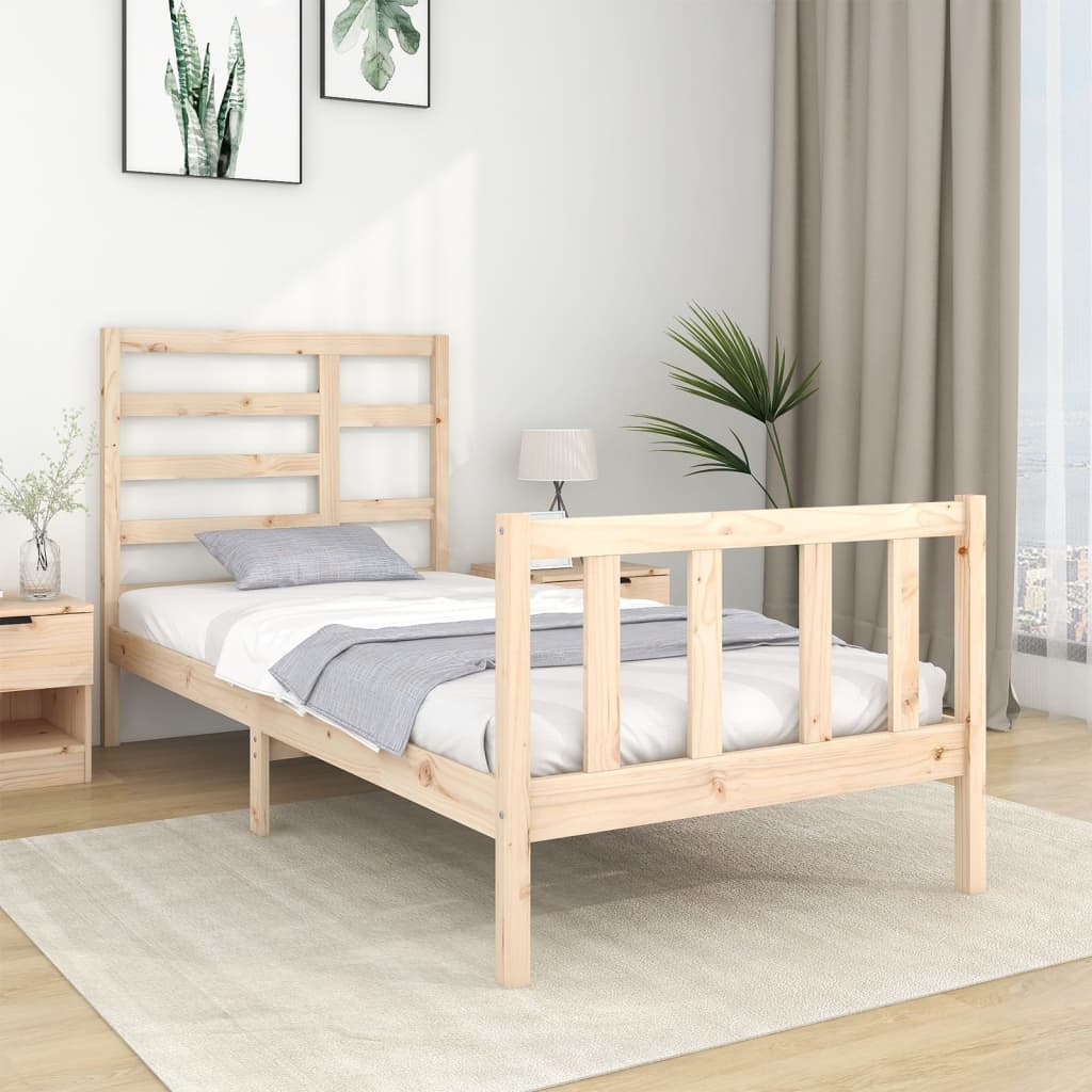 Giroletto In Legno Massello 90x190 Cm Single