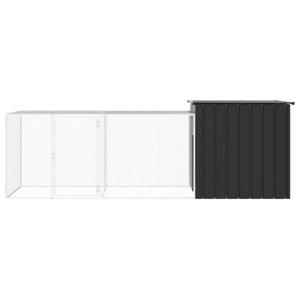 Gabbia Per Polli Antracite 300x91x100 Cm Acciaio Zincato - Image 3