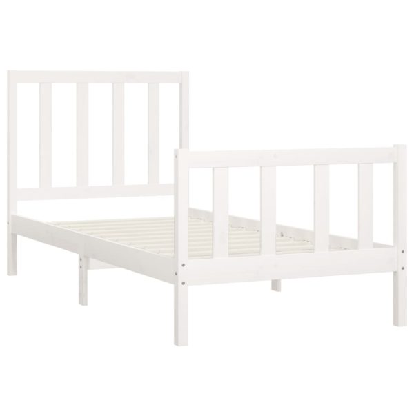 Giroletto Bianco In Legno Massello 100x200 cm - Image 4