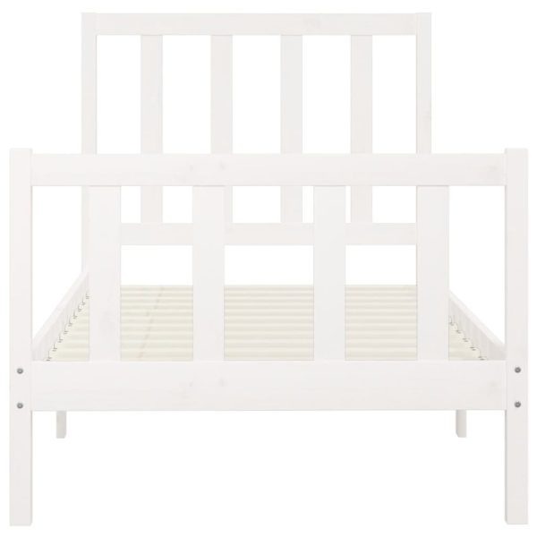 Giroletto Bianco In Legno Massello 100x200 cm - Image 5