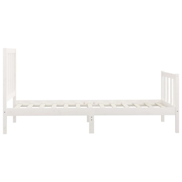 Giroletto Bianco In Legno Massello 100x200 cm - Image 6