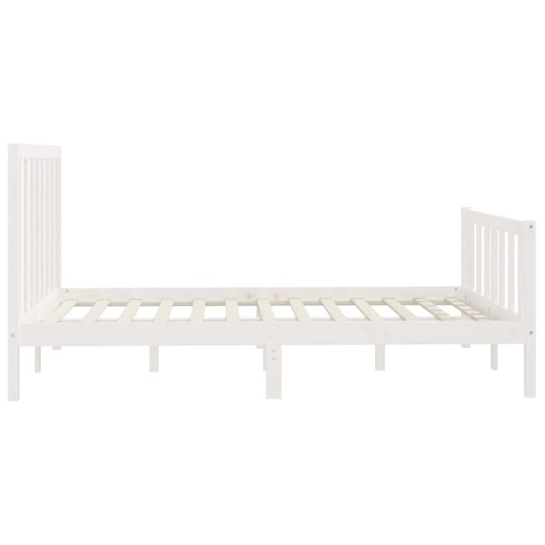 Giroletto Bianco In Legno Massello 120x200 cm - Image 6