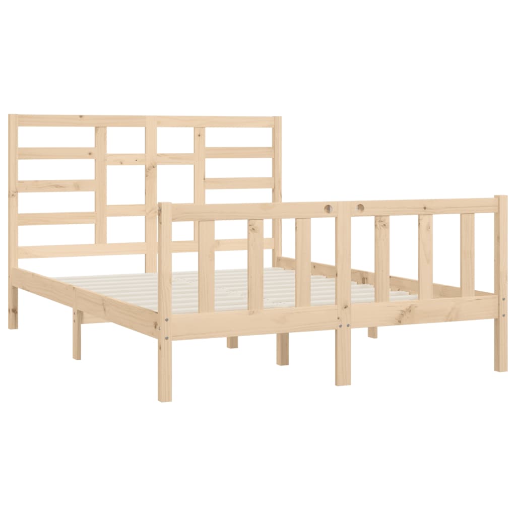 Giroletto Senza Materasso 140x200 Cm In Legno Massello Di Pino - Image 4