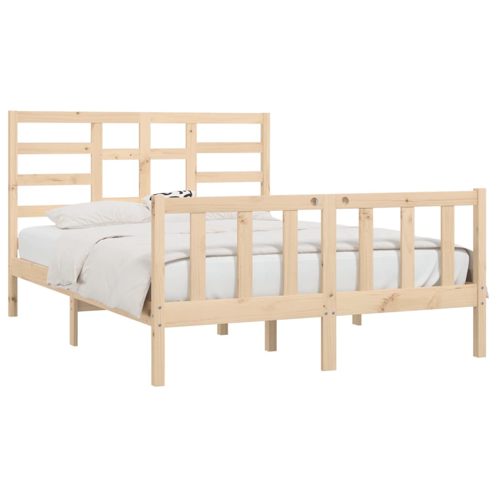 Giroletto Senza Materasso 160x200 Cm In Legno Massello Di Pino - Image 3